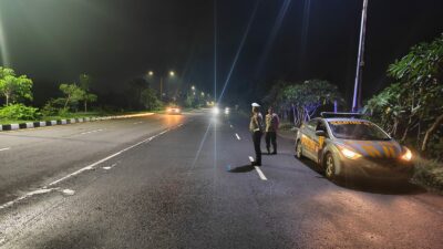 Malam di Banyumulek, Patroli Blue Light Cegah Aksi Kriminal