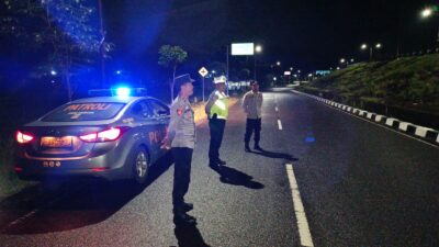 Patroli Intensif Bypass BIL, Polsek Kediri Perkuat Keamanan Malam