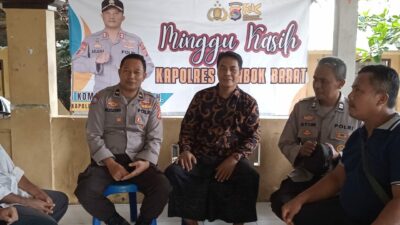 Sentuhan Polri di Kediri Induk Minggu Kasih Jaring Aspirasi Warga