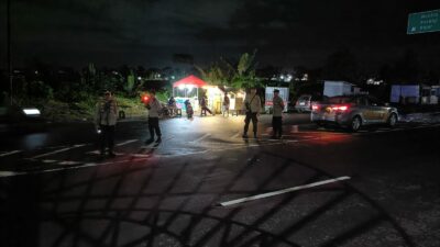 Sinergi Jaga Kamtibmas: Polres Lombok Barat Gelar Apel dan Patroli Gabungan di Bypass BIL