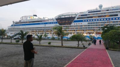 Wisatawan Kapal Pesiar AIDA STELLE Kagumi Lombok Lombok Memikat Hati Ratusan Turis dari AIDA STELLE