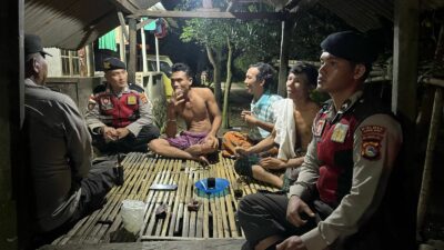 Patroli Dialogis Polsek Sekotong Jaga Kamtibmas, dan Kampanye Anti Narkoba