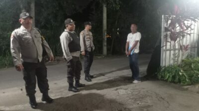 Patroli KRYD Polsek Batulayar, Jaga Keamanan Senggigi Malam Hari