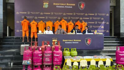 Polisi Ungkap Kasus Pengoplosan Gas Elpiji di Bekasi dan Jakarta