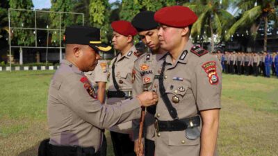 Tingkatkan Pelayanan, Polres Lombok Barat Gelar Sertijab Pejabat