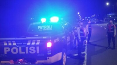Antisipasi Kejahatan, Polisi Gencarkan Patroli Malam di By Pass BIL