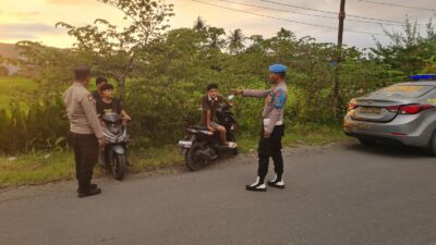 Ngabuburit Aman! Polsek Kediri Perketat Patroli Ramadan