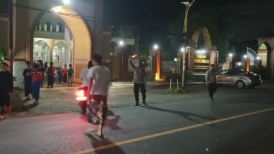 Masjid Prioritas di Labuapi Dijaga Ketat, Salat Tarawih Aman