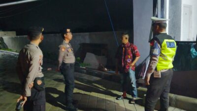Pos Pam GMS Gerung Intensifkan Patroli Malam, Warga Lebih Aman!