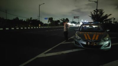 Patroli Blue Light Polsek Kediri, Antisipasi 3C dan Balap Liar di Jalur BIL I dan BIL II