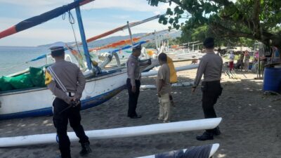 Patroli Intensif Jelang Lebaran Topat, Pos Pam Batulayar Pastikan Keamanan