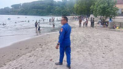 Polairud Polres Lombok Barat Intensifkan Patroli Pengamanan Lebaran Ketupat di Pantai Senggigi