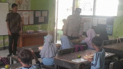 Polsek Gerung Kawal Ketat Program Makan Bergizi Gratis, Ribuan Siswa Terima Manfaat