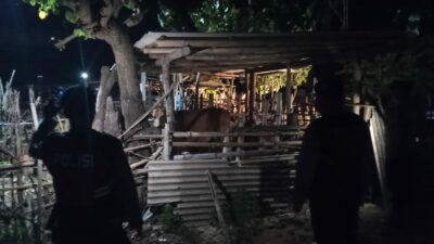 Polsek Sekotong Intensifkan Patroli Malam, Sasar Kandang Ternak Cegah Kejahatan