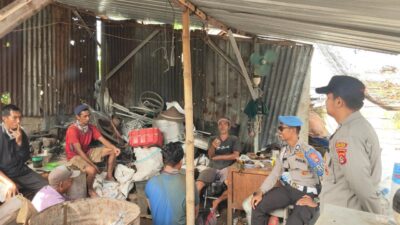 Cegah Gangguan Kamtibmas, Polsek Kediri Rutin Sambangi Warga