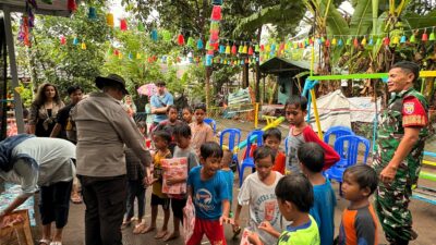 Babinkamtibmas Lembahsari Hadiri Peresmian Taman Bermain, Wujud Kedekatan Polri dengan Masyarakat (1)