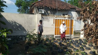 Polsek Kuripan Aktif Sosialisasi Ketahanan Pangan di Lombok Barat