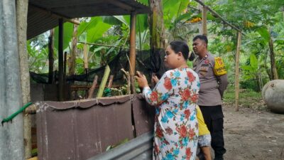 Polisi Sambangi Warga Krandangan, Ajak Budidaya Pangan Mandiri