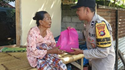Wujud Kepedulian Polri: Bantuan Nutrisi untuk Warga Desa Meninting