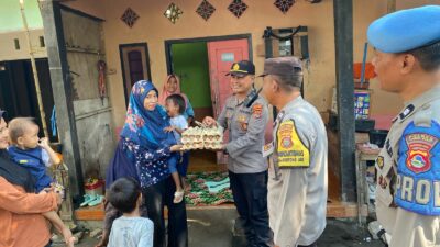Aksi Polsek Kediri: Telur untuk Generasi Sehat Bebas Stunting