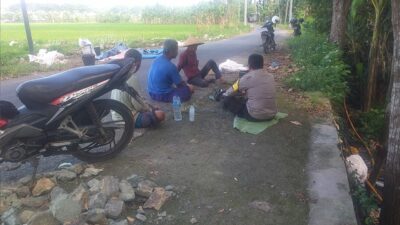 Pentingnya Ketahanan Pangan: Polsek Kuripan Kunjungi Warga Desa Jagaraga