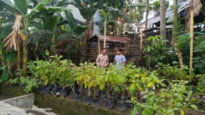 Polsek Kuripan Dampingi Warga Kuripan Utara Sukseskan Program Ketahanan Pangan