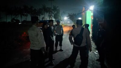 Patroli Malam Polsek Kuripan Antisipasi 3C dan Gangguan Kamtibmas