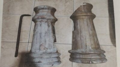 Pelaku Pencurian Besi Ornamen Lampu di Bypass BIL II Berhasil Ditangkap Polisi