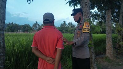 Bhabinkamtibmas Kuripan Ajak Warga Manfaatkan Lahan Kosong