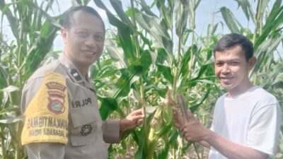 Pendampingan Petani oleh Bhabinkamtibmas di Desa Jagaraga Indah