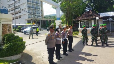 Ibu Wapres Kunjungi Lombok Barat, Polres Gelar Apel Keamanan Ketat