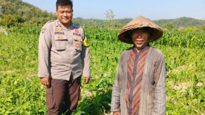 Peran Polsek Lembar dalam Ketahanan Pangan Desa
