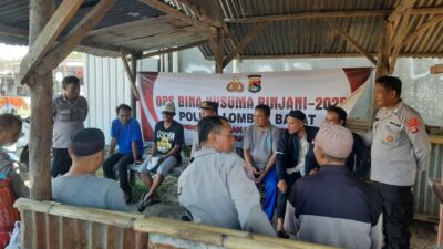 Polres Lombok Barat Gelar Operasi Kamtibmas di Pasar Segenter