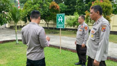Polsek Lembar Dinilai dalam Lomba Kebersihan Mako Polres Lombok Barat