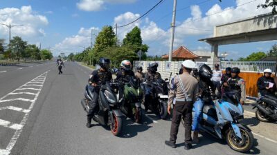 Polres Lombok Barat Gencarkan Operasi Patuh Rinjani 2025, 70 Pelanggar Ditilang di Bypass BIL 2