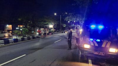 Polsek Gerung Intensifkan Patroli Malam di Jalur Bypass BIL Lombok Barat