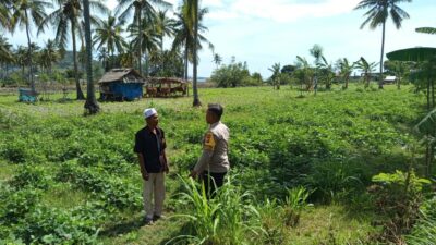 Kunjungi Petani di Sekotong, Polri Tekankan Pemanfaatan Lahan Demi Kedaulatan Pangan