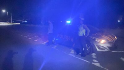 Polsek Kediri Intensifkan Patroli Blue Light di Bypass BIL dan Keling, Cegah 3C dan Balap Liar