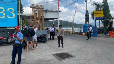 Pengamanan Ketat di Pelabuhan Lembar Lombok Barat, Polisi Pastikan Kelancaran Penyeberangan