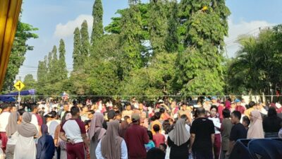 Ribuan Warga Padati Car Free Day di Lombok Barat, Bupati dan Kapolres Turun Langsung