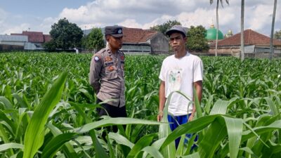 Bhabinkamtibmas Kuripan Ajak Warga Dusun Due Pelet Wujudkan Ketahanan Pangan