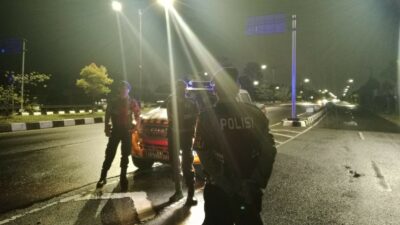 Polres Lombok Barat Intensifkan Patroli Blue Light di Jalur Baypass BIL II