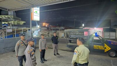 Kapolsek Gerung Pimpin Patroli Malam, Fokus Antisipasi 3C di Lombok Barat