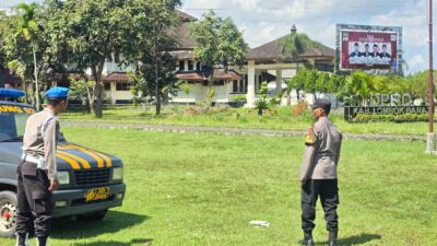Patroli Humanis Polsek Gerung Jaga Stabilitas Keamanan di Wilayah Pemerintahan