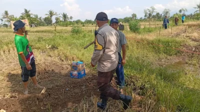 Sinergi Polri dan Petani Wujudkan Ketahanan Pangan di Karang Bongkot