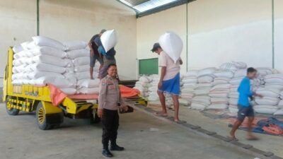 Jaga Stabilitas Pangan, Polsek Gerung Dampingi Penjualan Jagung